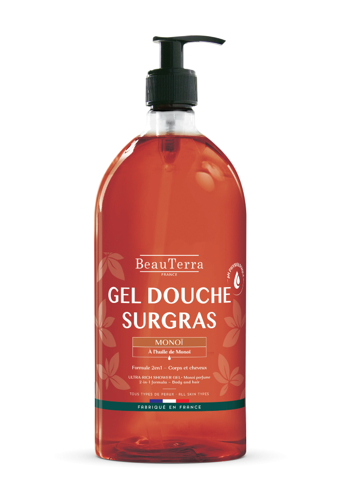 BEAUTERRA Monoi dušas gēls ar olīveļļu